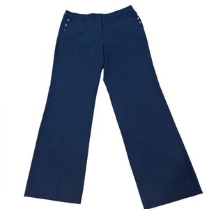 Olsen Europe Anna Navy Stretch Dress Pants M/L